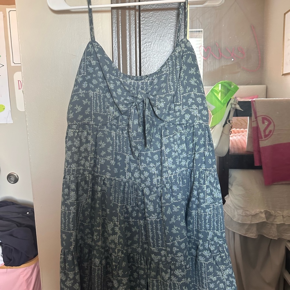 Floral Blue Sundress